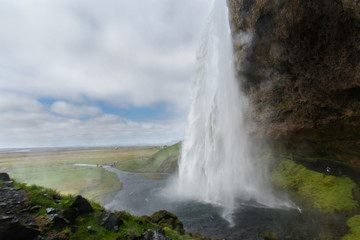 Seljalandsfoss waterfall on Iceland