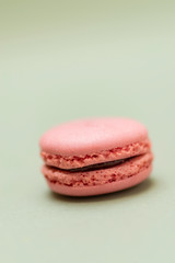 Vintage pastel colored French macaroons or macarons