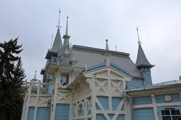 Lermontov Gallery. One of the oldest music and exhibition halls of the city. Pyatigorsk, Russia. Opened in 1901