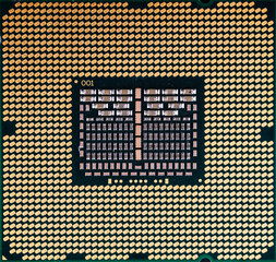 CPU processor chip computer texture close up