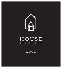 logo pour un cabinet d'architecte, constructeur, bâtisseur, urbaniste, bureau d'étutude

