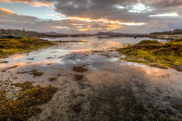 Sunrise Beach Isle Of Skye Scotland 