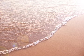 summer sand beach and sea background