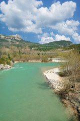 der Verdonfluss im Grand Canyon du Verdon,Provence,Frankreich