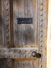 old wooden door