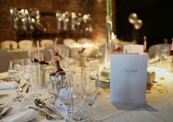 Wedding Reception Table