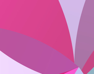 Obraz premium Abstract mosaic pattern with wavy shapes. Vector illustration