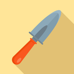 Garden hand shovel icon. Flat illustration of garden hand shovel vector icon for web design