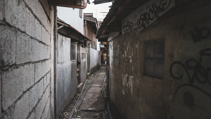 Fototapeta premium Philippines local backstreet, Cebu Island