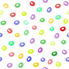 Colorful seamless pattern of circles