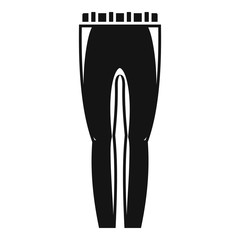 Horse riding pants icon. Simple illustration of horse riding pants vector icon for web design isolated on white background