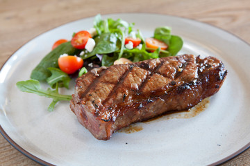 Grilled Steak and  Salad