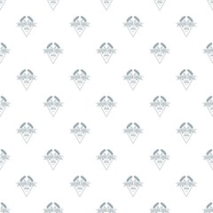 Grill house pattern vector seamless repeat for any web design