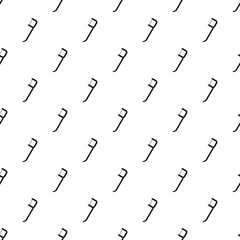 Dental pick pattern seamless vector repeat geometric for any web design