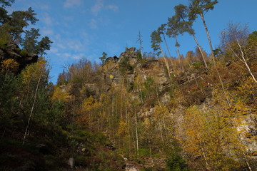 Landschaft bei Jetrichovice