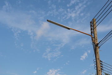 Electric pole in Thailand