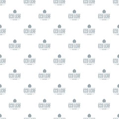Fototapeta premium Eco organic pattern vector seamless repeat for any web design
