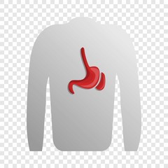 Human spleen icon. Cartoon of human spleen vector icon for web design for web design