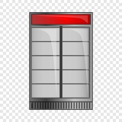 Drink fridge icon. Cartoon of drink fridge vector icon for web design for web design