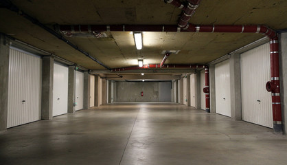 underground garage parking