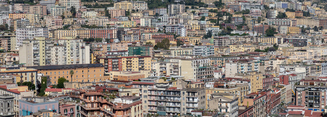 Naples buildings panorama