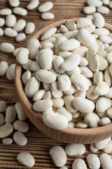 Dried white bean.