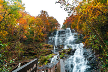 Amicalola Waterfalls in Georgia