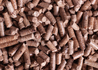 Wooden pellet granule