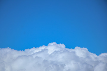 blue sky with white clouds