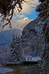 Hinterstoder Winterlandschaft