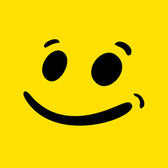 smiling face illustration