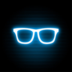 neon glasses symbol © RATOCA
