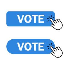Hand cursor clicks Vote button.