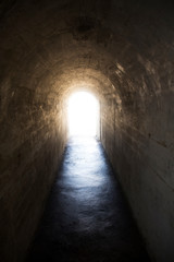 Obraz premium light at the end of the tunnel