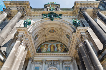 Cathedral Berliner Dome on Museum Island in Berlin, Germany.