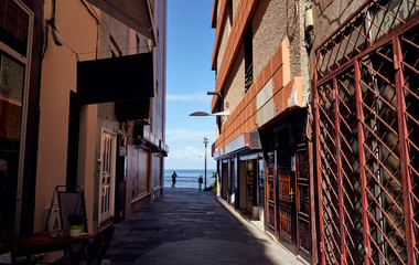 Puerto de la Cruz enge Strasse