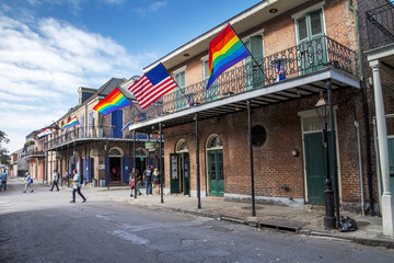 Fototapeta na wymiar French Quarter (Quartiere Francese), New Orleans (USA)