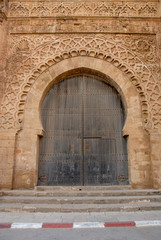 Beatiful Moroccan door ancient palace
