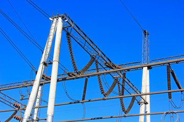 Electric power equipment in a substation