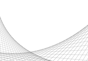 abstract lines net network vector strange shapes full editable stroke	 - obrazy, fototapety, plakaty