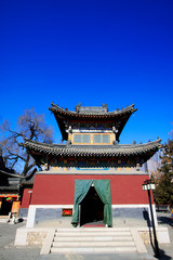 Obraz premium Five Pagoda Temple Building scenery, Hohhot city, Inner Mongolia autonomous region, China