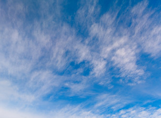 Clouds in the blue sky