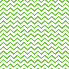 Chevron Seamless Pattern - Graphic lime green and white chevron or zig zag pattern