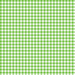 Smooth Gingham Seamless Pattern - Smooth lime green and white classic gingham texture