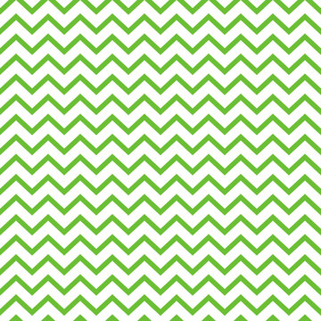 Chevron Seamless Pattern - Graphic lime green and white chevron or zig zag pattern