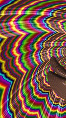 Abstract textured swirl pattern