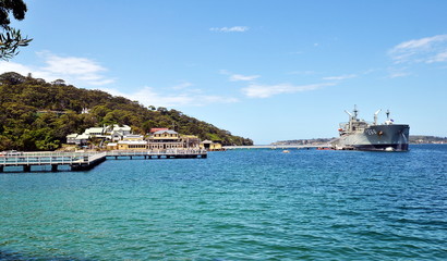 Chowder Bay beach in Sydney Harbour National Park, Australia