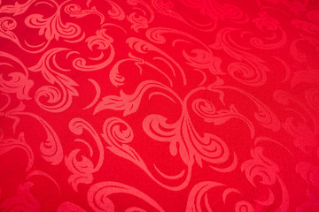 Big red auspicious pattern poster background material