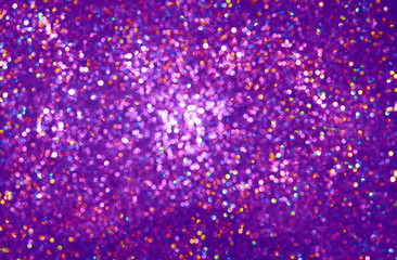 Lilac background with delicate sparkles. Suitable background for your design bokeh.
