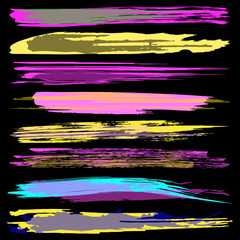 a collection of ink strokes for your design